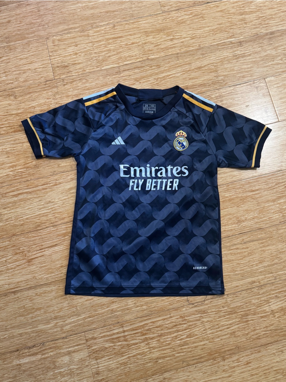 Adidas Real Madrid 2023/2024 away football youth soccer shirt jersey